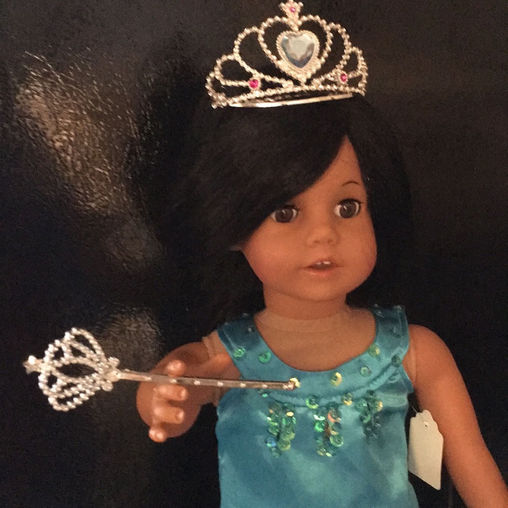 Doll crown and wand